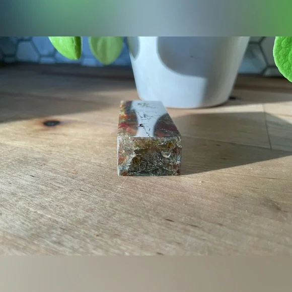 Fire Agate Crystal Tower - Picture 8 of 9